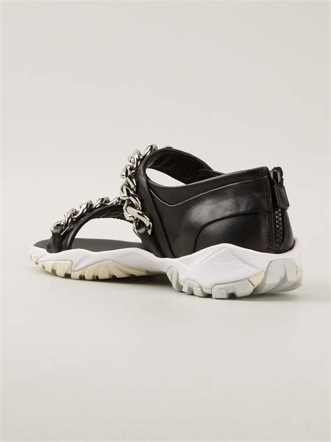 givenchy black chain sandals|Givenchy clearance.